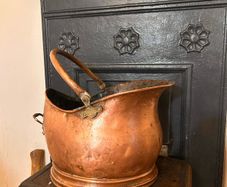 copper coal bucket