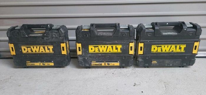 Dewalt T-stak boxes x3