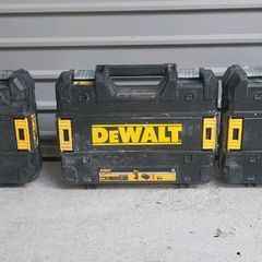 Dewalt T-stak boxes x3