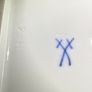 Genuine Meissen Porcelain Vide-Poche, Trinket Dish. Relief Sword Collection Image 7