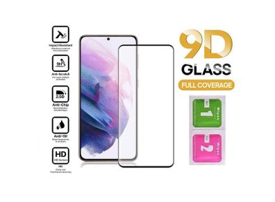 Samsung Galaxy S21 Plus / 5G Tempered Glass 9D Curved Screen Protector Full Glue - FHT23SMTGF
