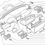 Glove Box Lid (Fiat Stilo) Image 2
