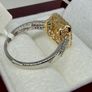Gold SGL Certified - Natural Yellow Diamond & White Diamond Ring in 9K Yellow & White Gold 1.00 Ct. Image 10