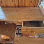 Pine Desk, Chair, Bedside Locker Image 5