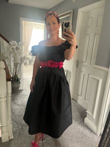 black dress