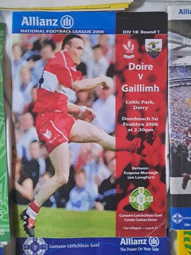10 X GAA NFL Programmes