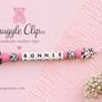 Personalised silicone Soother Clips Image 9
