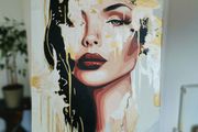 Hand made painting - Secret Lady
