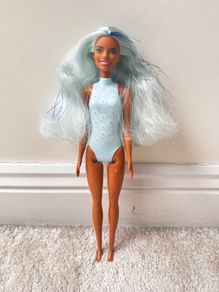 Barbie Color Reveal Doll Sunshine And Sprinkles Series Aqua Hair Used Please see photos