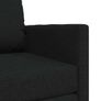 Folding Sofa Bed Black 74 x 77 x 81 cm Fabric Image 9