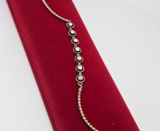 Antique old cut Bracelet Diamond and gold