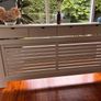 Bespoke cream radiator cover/ console with storage Image 2