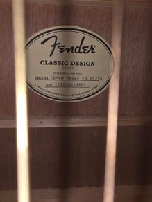 Fender CD 60 dread V3