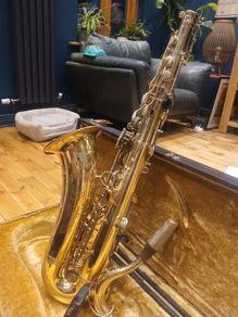 Vintage Selmer Bundy tenor saxophone, complete with its original hard ca
