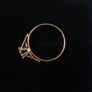 Vintage 9ct gold diamond solitaire ring size K Image 6