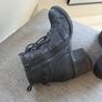 Dune black leather boots uk5 Image 4