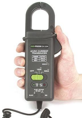 ISO-Tech ICA-32N Multimeter Current Clamp Adapter AC/DC, 600A dc 600A ac,