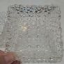 Vintage Daisy and button clear glass dish Image 3