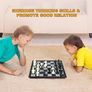 NEW SALE | Chess Set, Folding Chess Board, Magnetic Chess Pieces, Travel Chess Games Toys for Kids Adults, Portable Chess Board Set, Educational Board Games Gifts Image 3