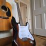 Sigma DMST Acoustic + Gear4music Electric Guitar Bundle | Amp, Strap, Cable & New Strings Image 2