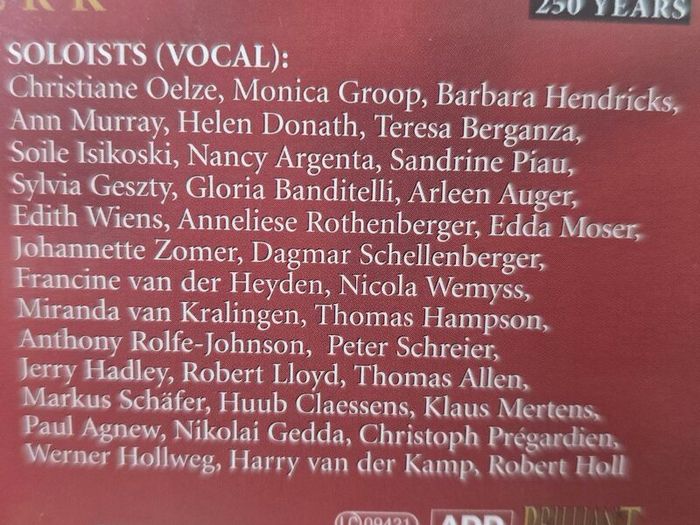 Complete Works of Mozart 170 CD Boxset