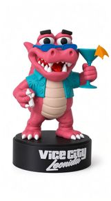 Vice City Leonida Crocodile  3D Printed Collectible GTA decoration