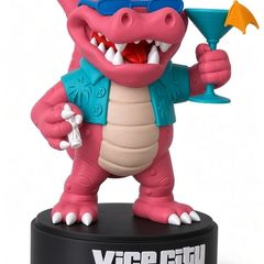Vice City Leonida Crocodile  3D Printed Collectible GTA decoration