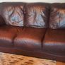 Leather Couch & 2 Armchairs Image 4