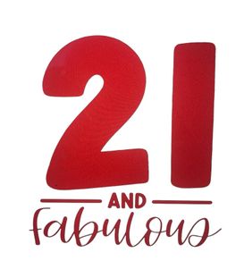 DIY birthday decal