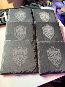 bohs black slate coasters