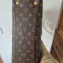 Louis Vuitton Monogram and Noir Leather V Tote MM(NFID chip) Image 6