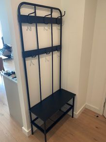 coat rack + bench