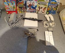 Wii With Mario Bros, Mario Strikers, Sonic Racing