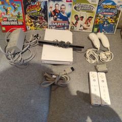 Wii With Mario Bros, Mario Strikers, Sonic Racing