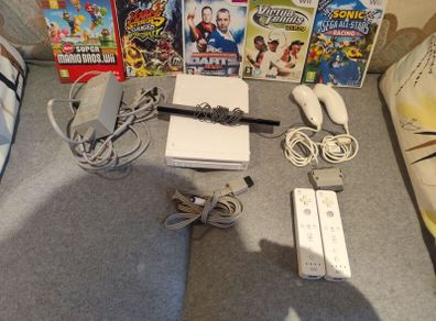 Wii With Mario Bros, Mario Strikers, Sonic Racing