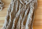 New Numero 74 Macrame Garland In Powder