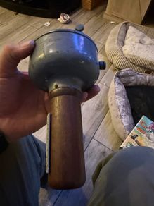 Type O.6 RAF hand-held aircraft master/landing compass,