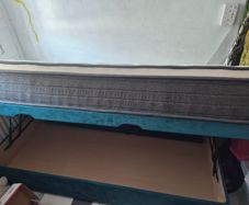 Ottoman Side opening bed plus 1200 spring back master matress