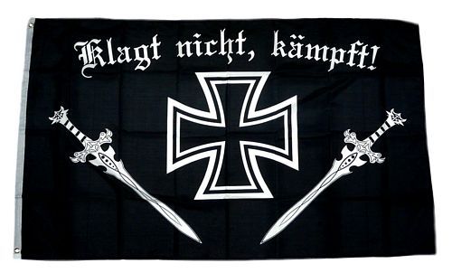 Klagt nicht, kampft flag FREEPOST
