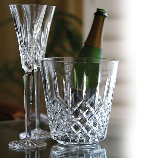 Galway Crystal Ice Bucket Oranmore Crystal Cut Glass Bucket H19 cm x 17 cm