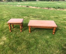 Coffee table with matching lamp table