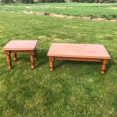 Coffee table with matching lamp table