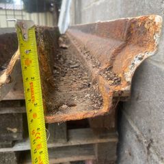 Original cast iron guttering