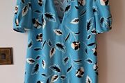River island blue top