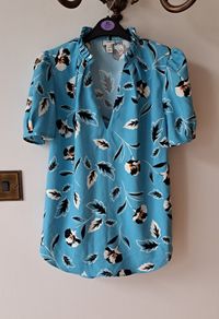 River island blue top
