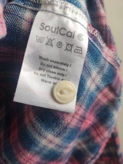 SoulCal & Co Western Plaid Shirt UK 12