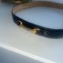 Vintage Black leather Belt size S Image 2