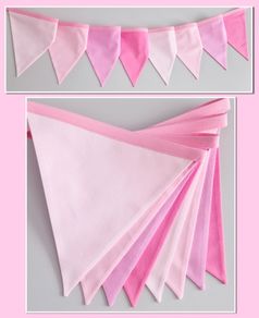 Beautiful Bunting in Shades of Pink