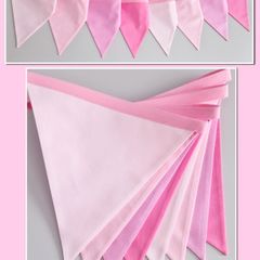Beautiful Bunting in Shades of Pink