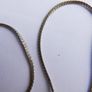 Vintage 925 Sterling Silver Slim Cobra Necklace length 18" - 4,3g Image 9